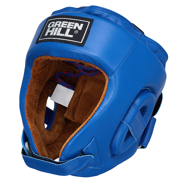 Шлем для самбо Green Hill Five star FIAS Approved HGF-4013fs, синий 700_700