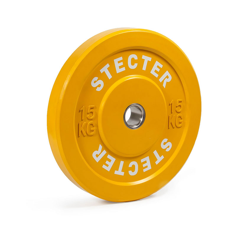 Диск тренировочный Stecter D50 мм 15 кг (желтый) 2193 843_767