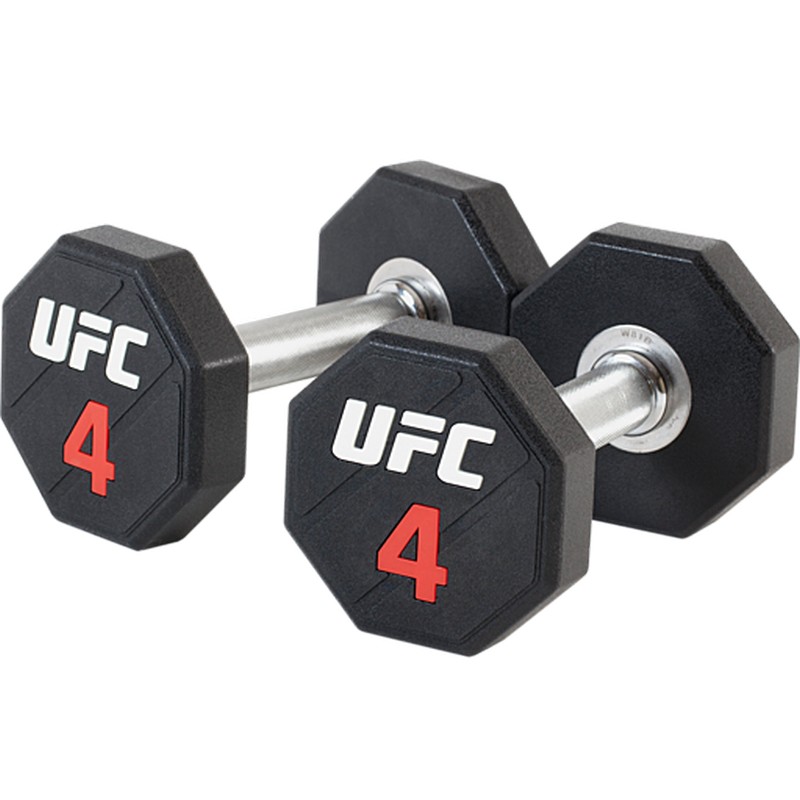 Premium сет из уретановых гантелей 32 - 40 kg UFC (32, 34, 36, 38, 40) 5 пар, 360 kg UFC-DBPU-8303 800_800