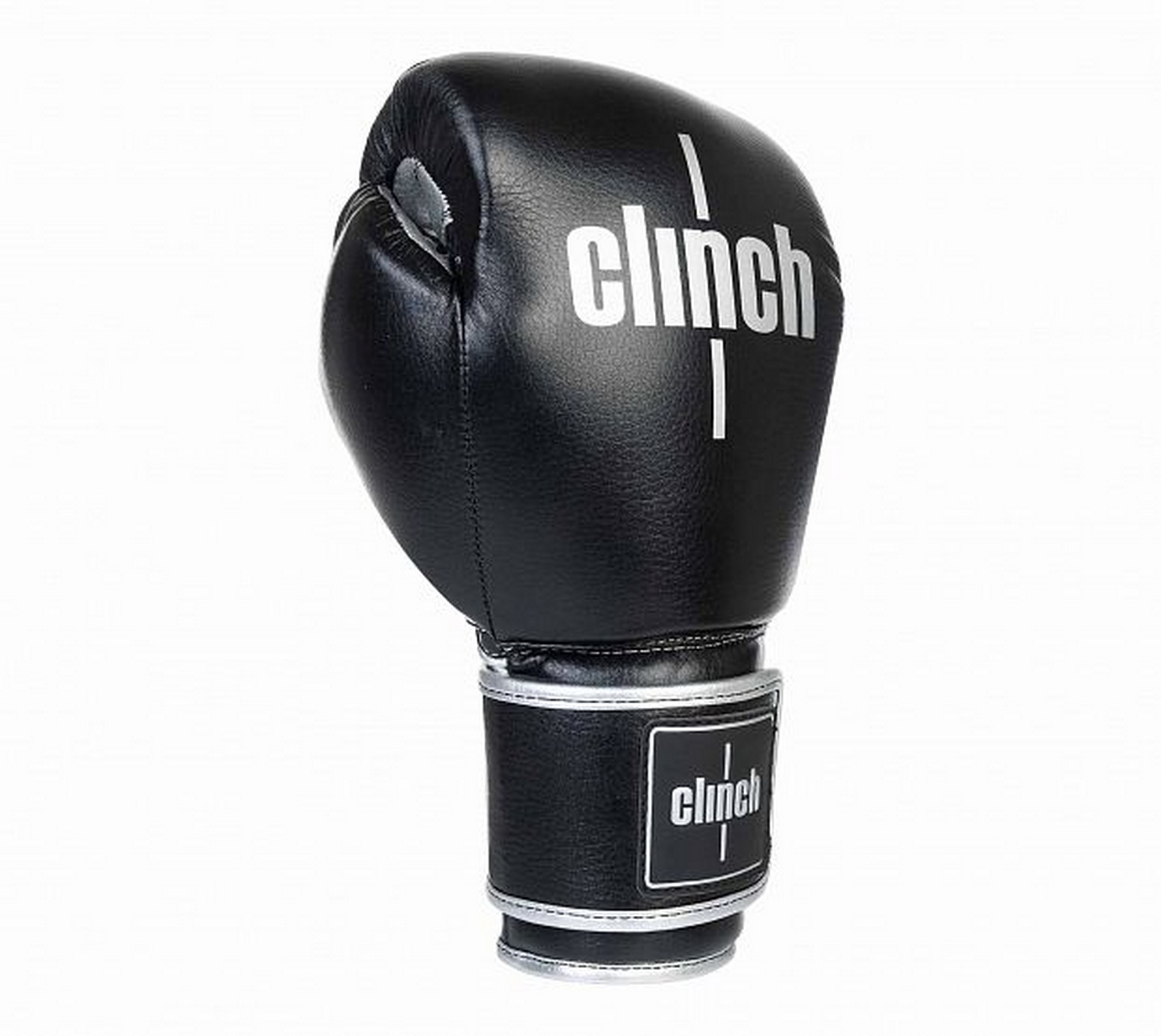 Перчатки боксерские Clinch Punch 2.0 C141 черно-серебристый 2000_1784