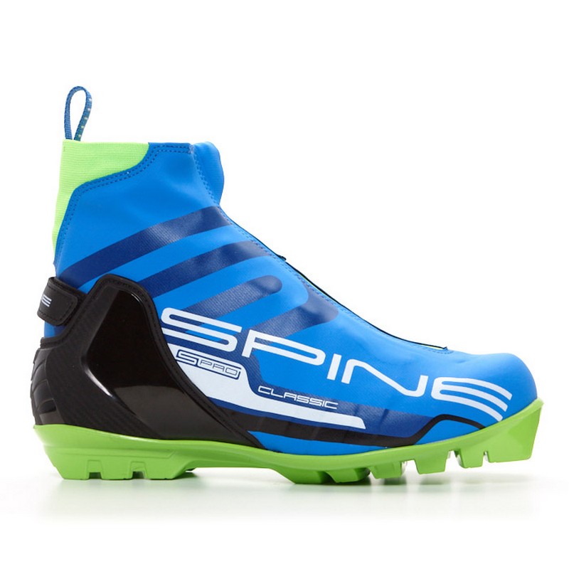 Лыжные ботинки SNS Spine Classic 494 черный/синий 800_800