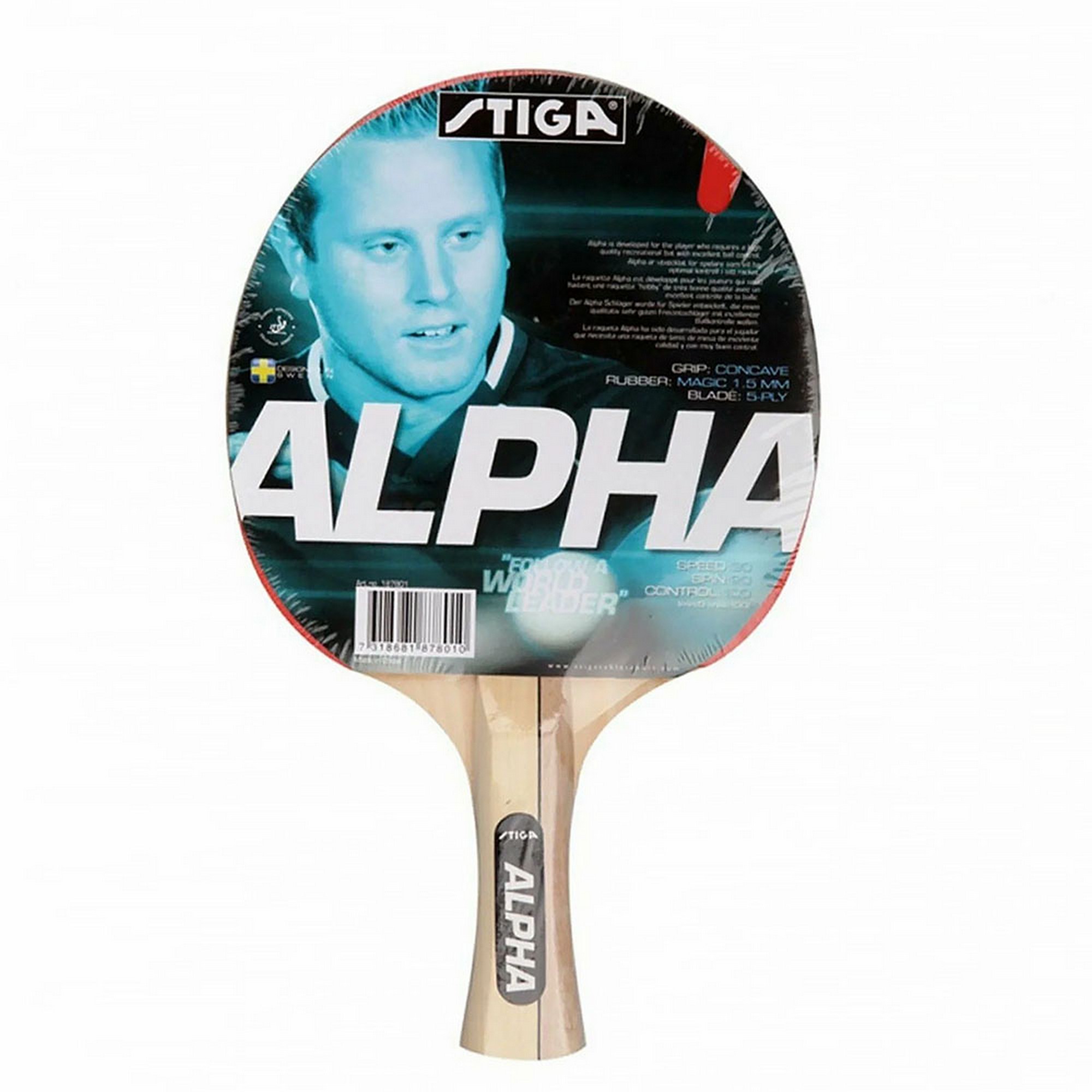Ракетка для настольного тенниса Stiga Alpha, ITTF 187801F 2000_2000