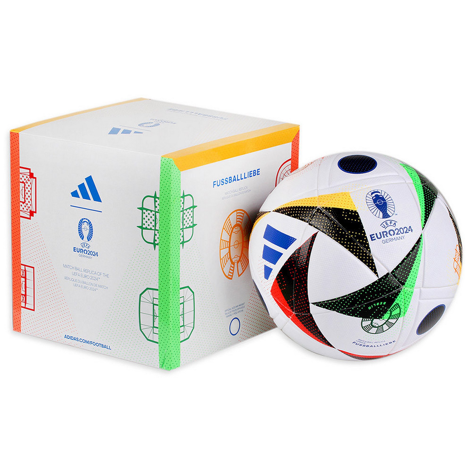 Мяч футбольный Adidas Euro24 Fussballliebe LGE Box IN9369 FIFA Quality, р.5 2000_2000