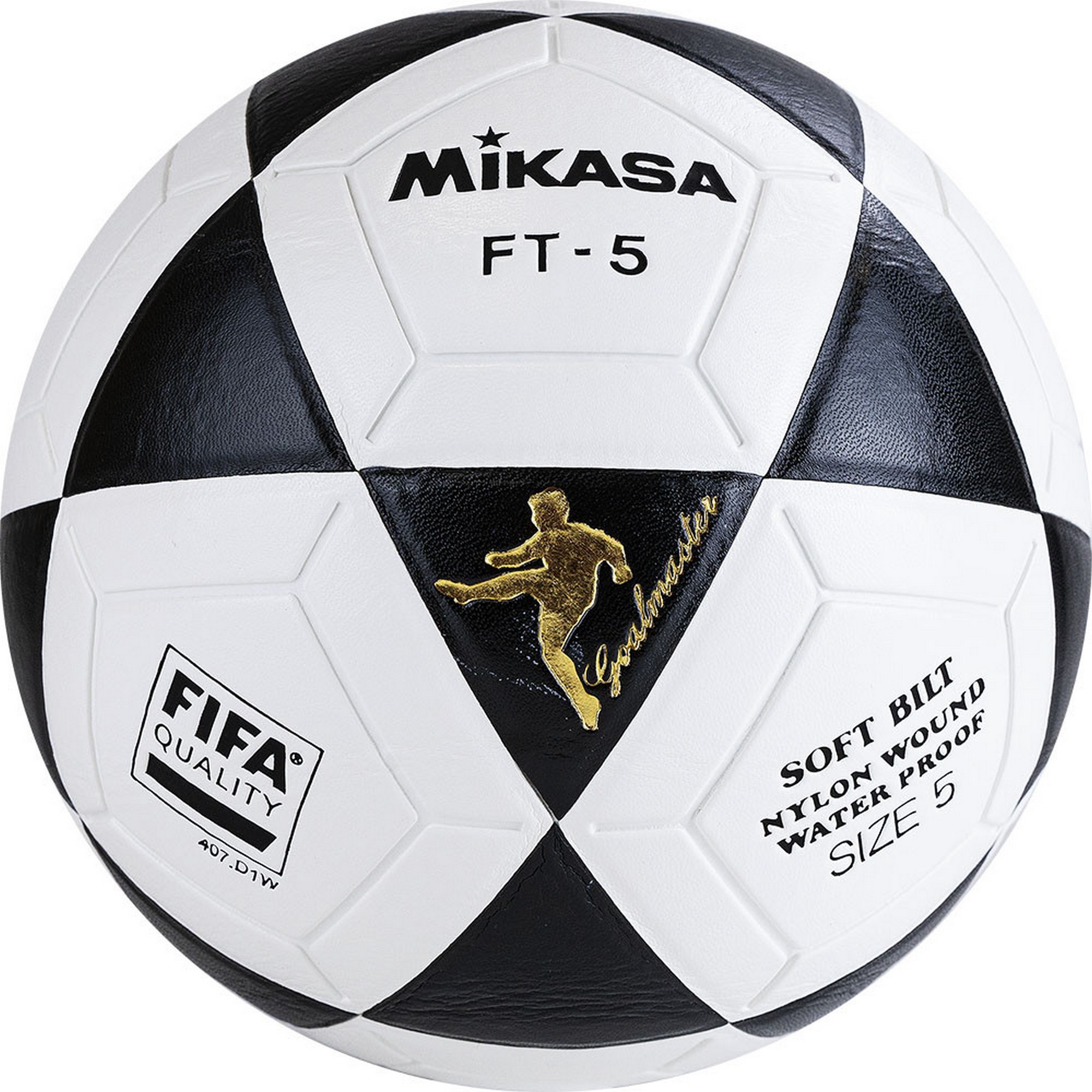 Мяч футбольный Mikasa FT5 FQ-BKW р.5, FIFA Quality 2000_2000