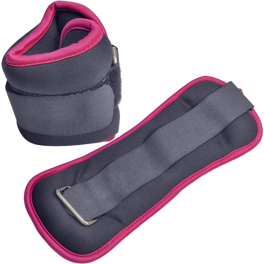 Утяжелители (2х2,0кг) (нейлон) в сумке (черный с фиолетовой окантовкой) ALT Sport HKAW104-4 1000_1000