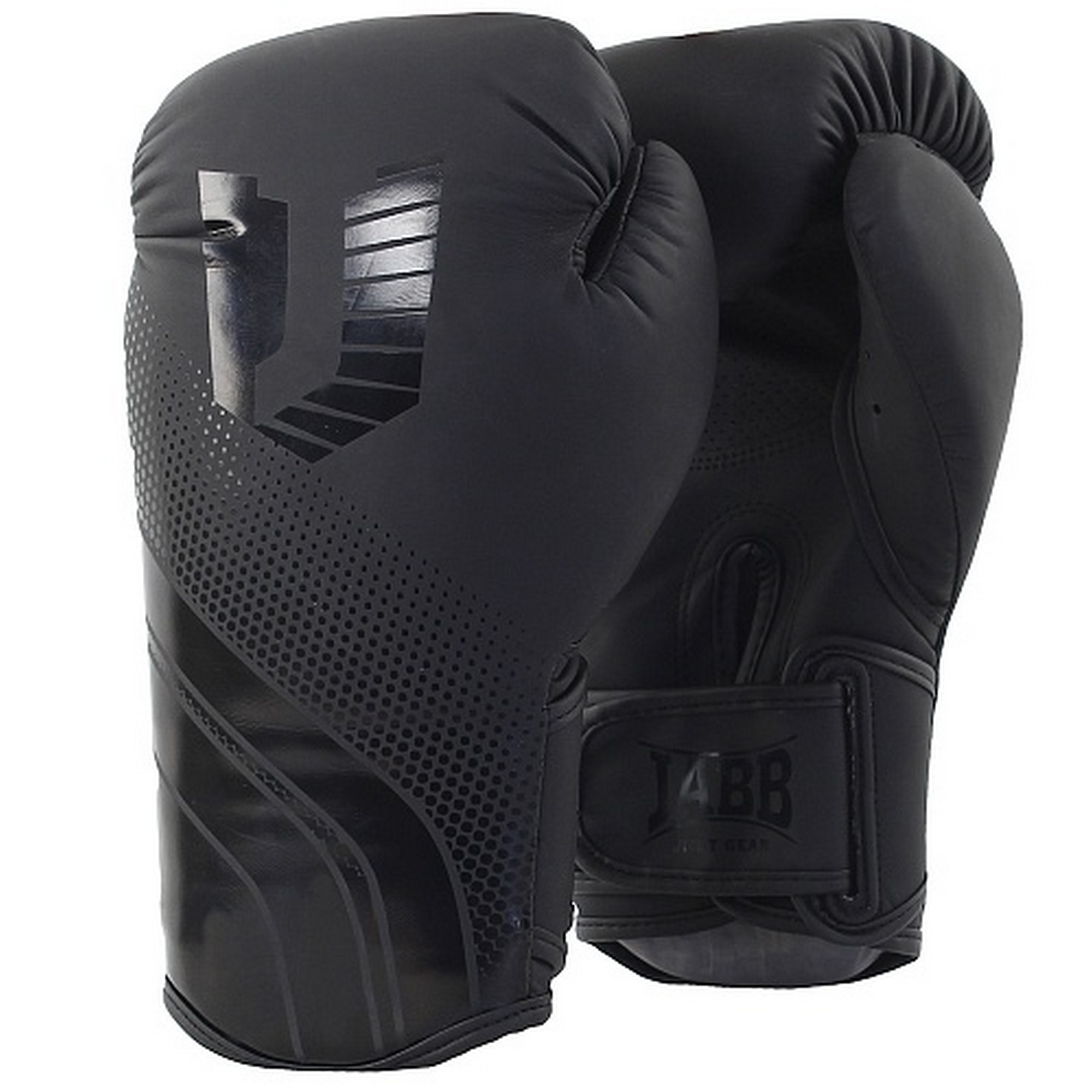 Перчатки боксерские (иск.кожа) 12ун Jabb JE-4077/Asia 77 черный 2000_2000