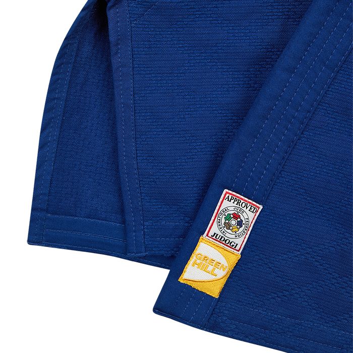 Кимоно дзюдо Green Hill Professional gold IJF approved JSPT-10362, синее 700_700