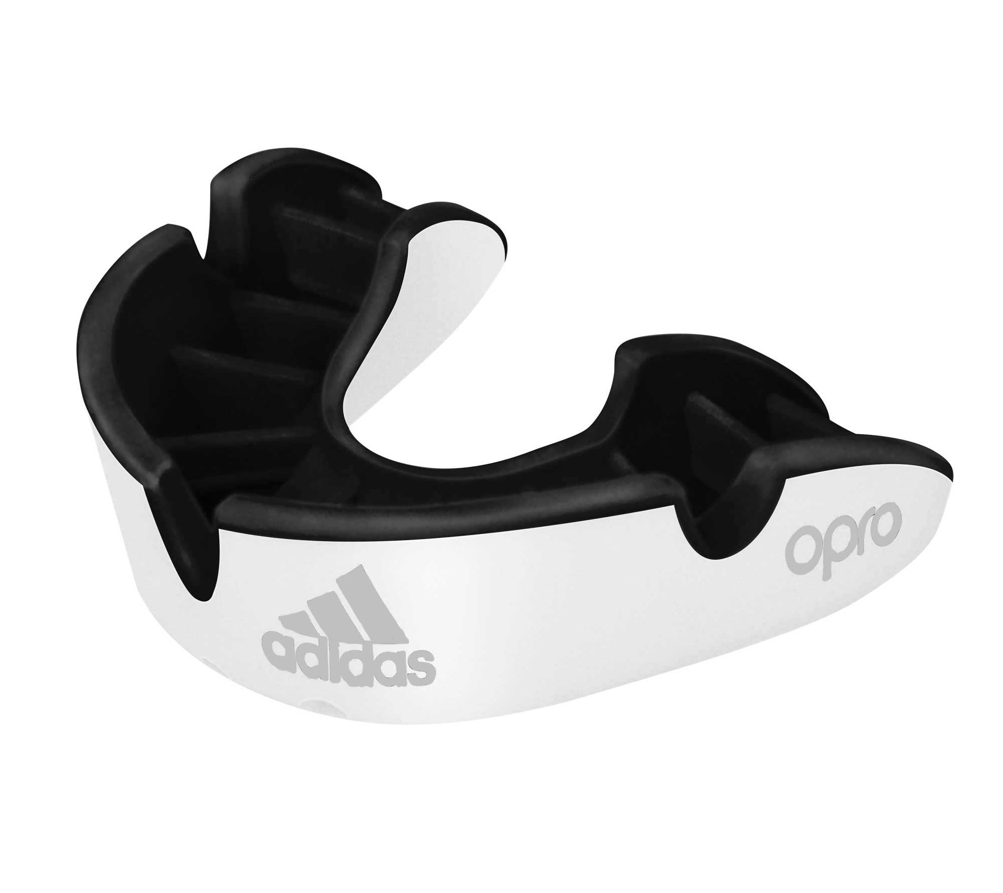 Капа одночелюстная Adidas adiBP32 Opro Silver Gen4 Self-Fit Mouthguard белая 2000_1781