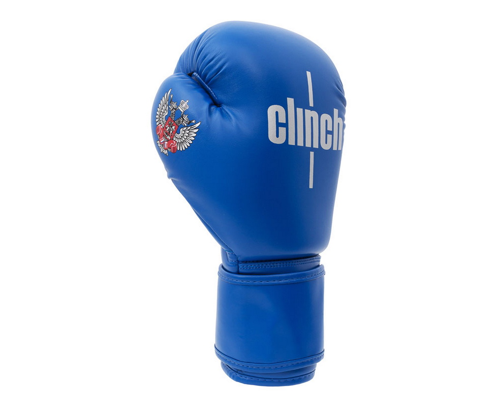 Боксерские перчатки Clinch Olimp синие C111 12 oz 978_800