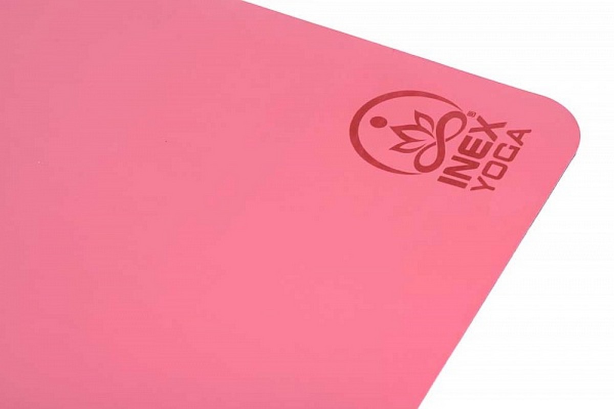 Коврик для йоги 185x68x0,4 см Inex Yoga PU Mat полиуретан PUMAT-ROSE розовый 1200_800