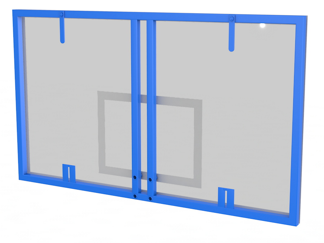 Щит баскетбольный профессиональный Glav из оргстекла толщ. 10 мм (для ферм и стоек) 01.200 1067_800