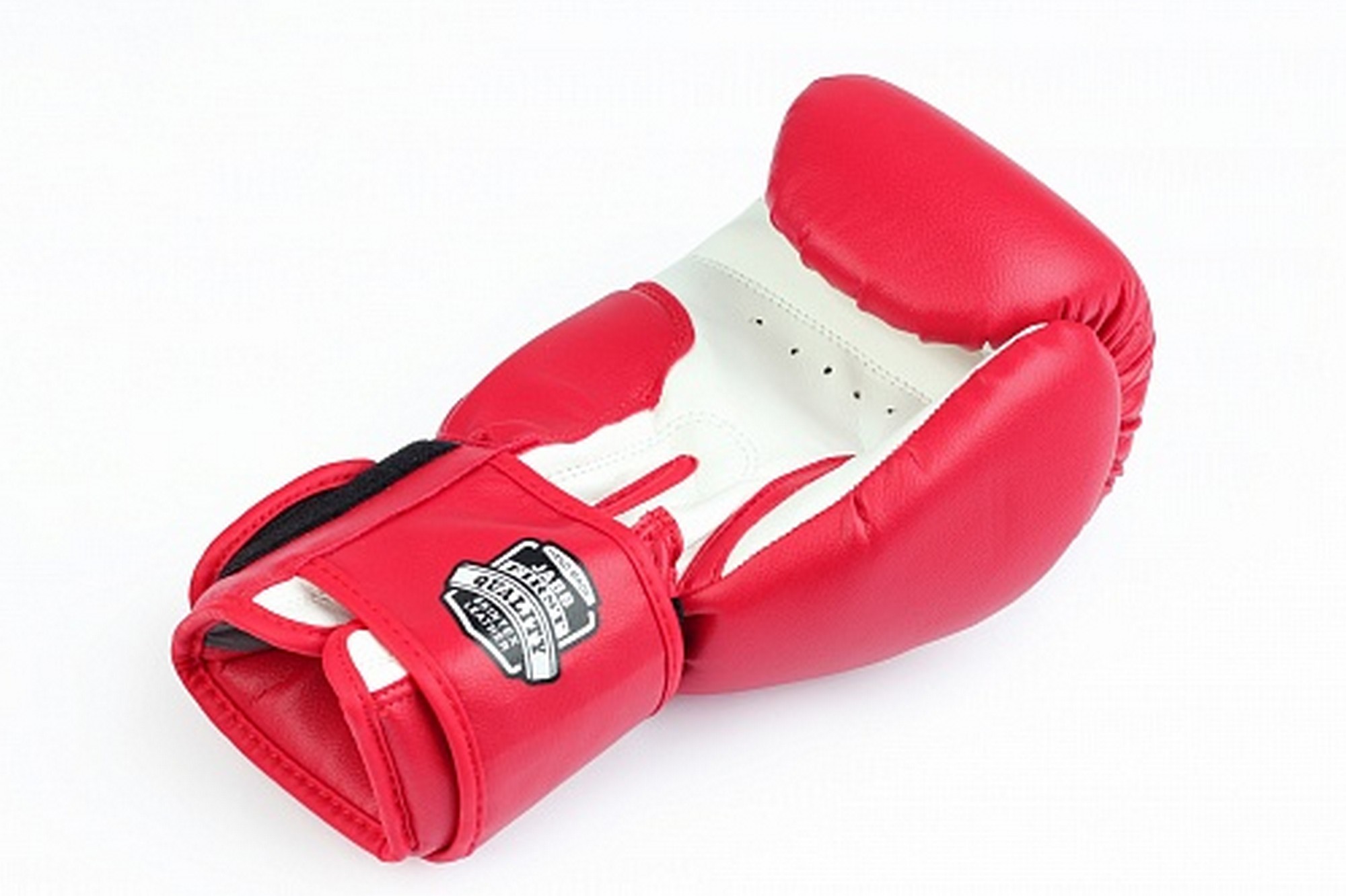 Перчатки боксерские (иск.кожа) 10ун Jabb JE-4068/Basic Star красный 2000_1332