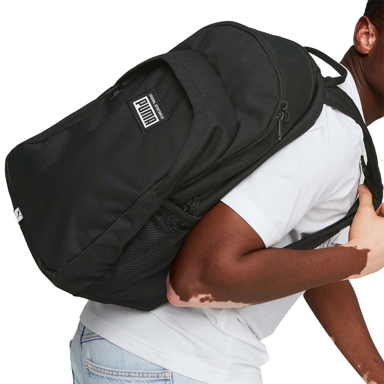 Рюкзак спортивный Academy Backpack, полиэстер Puma 07913301 черный 1600_1600