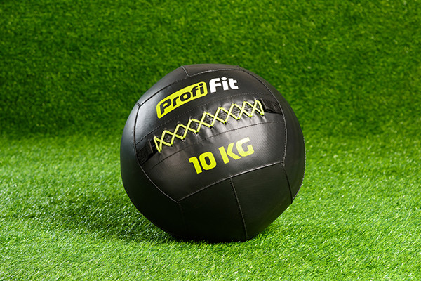Медицинбол набивной (Wallball) Profi-Fit 10 кг 600_400