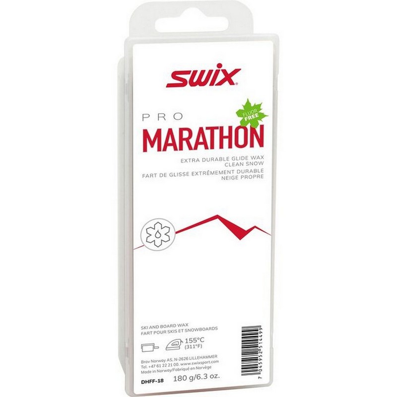 Парафин углеводородный Swix Парафин Marathon white (Универсальная) 180 г DHFF-18 800_800