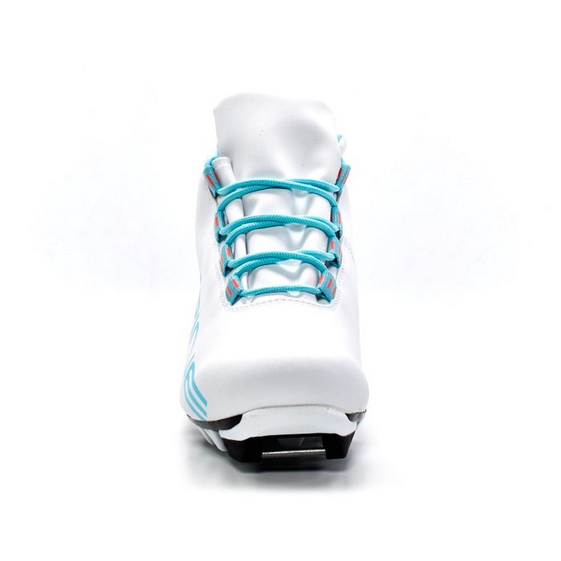 Лыжные ботинки NNN Spine Smart Lady 357/9M (T4) белый/бирюзовый 800_800