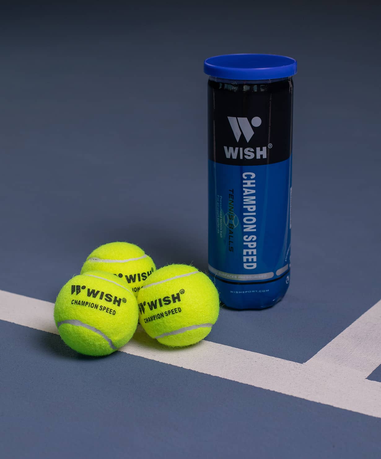 Мяч для большого тенниса Wish Champion Speed 610, 3 шт. 1230_1479