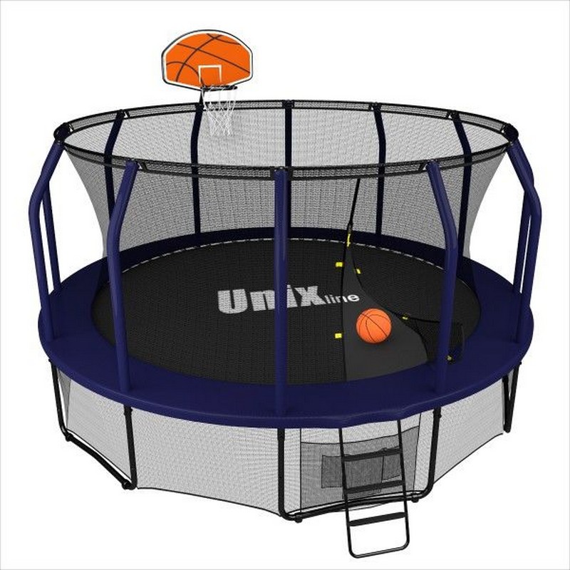 Баскетбольный щит для батута Unix Line line Supreme BASKUSU 800_800