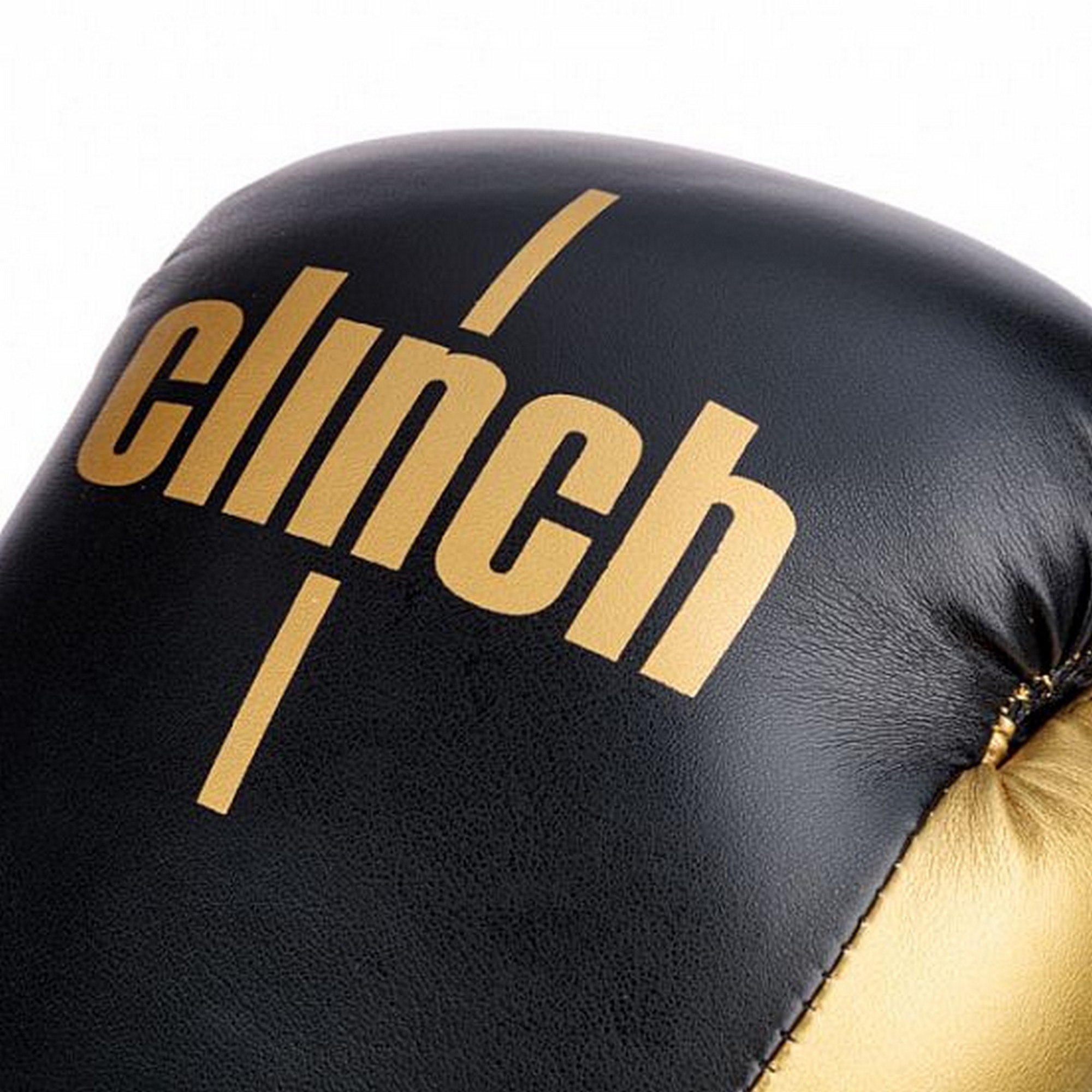 Перчатки боксерские вес 8 унций Clinch Aero C135 черно-золотой 2000_2000
