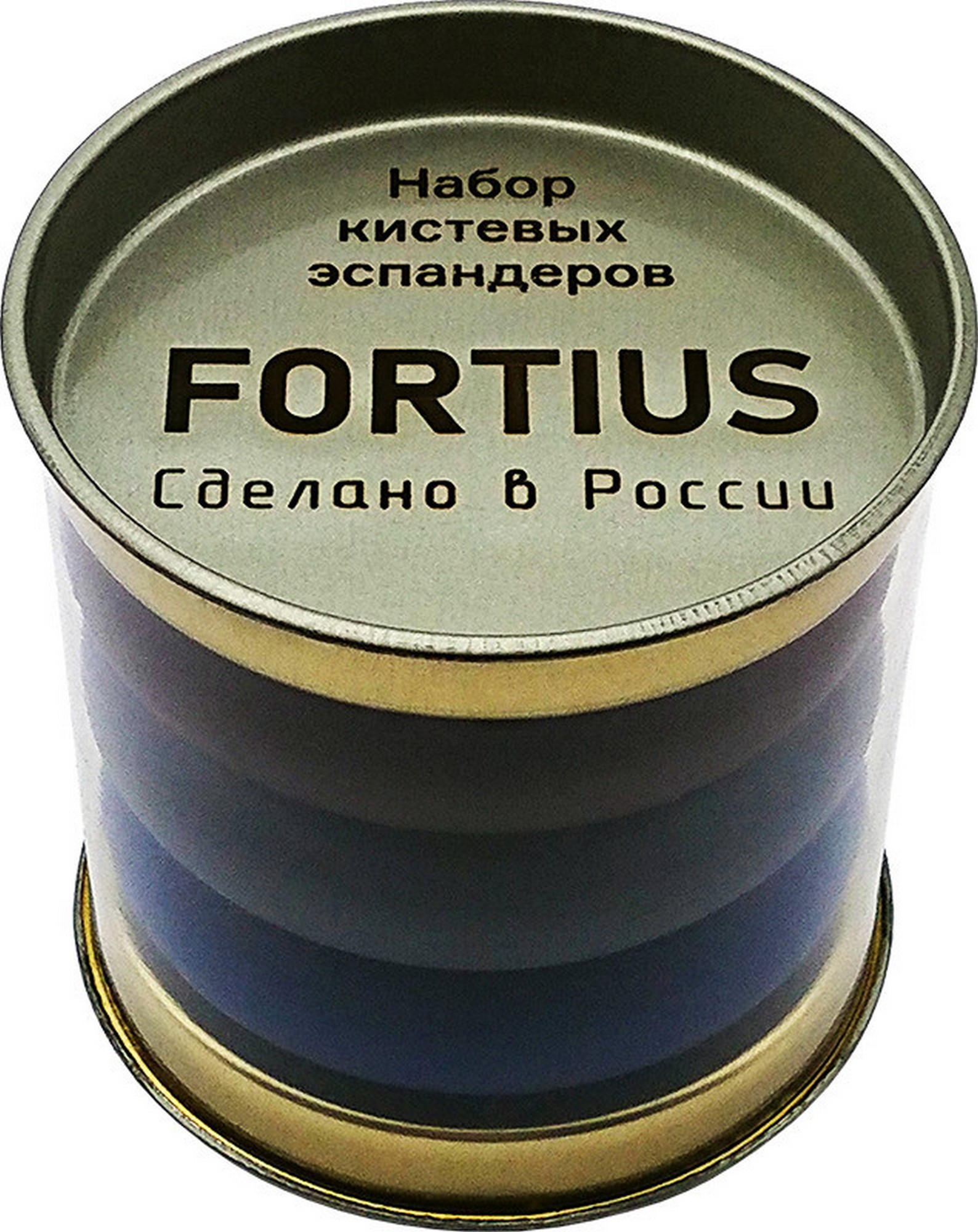 Набор кистевых эспандеров Fortius 3шт. (50, 60, 70 кг), тубус H180701-506070SETТ 1588_2000