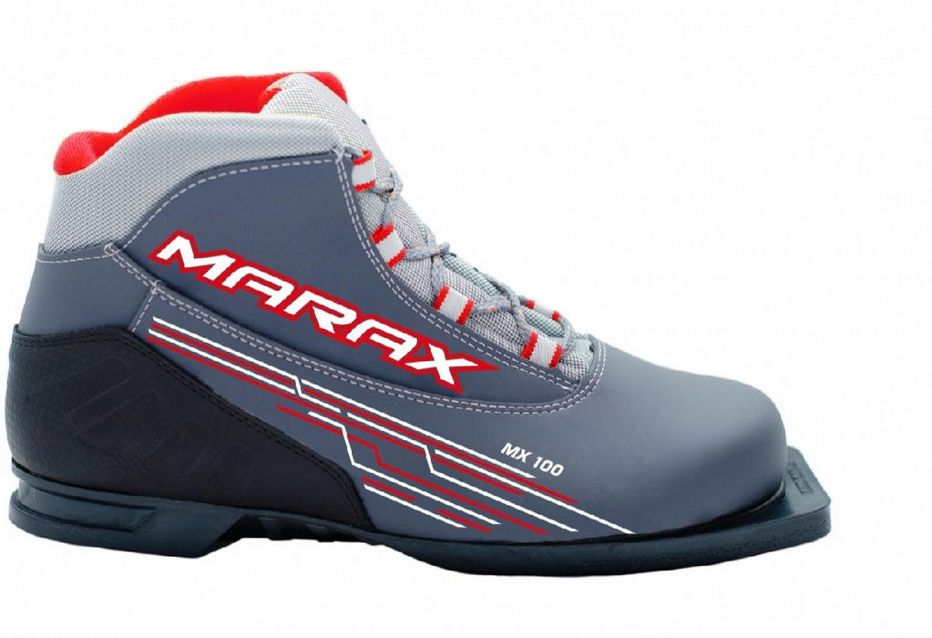 Лыжные ботинки NN75 Marax MX-100 серый 1023_700