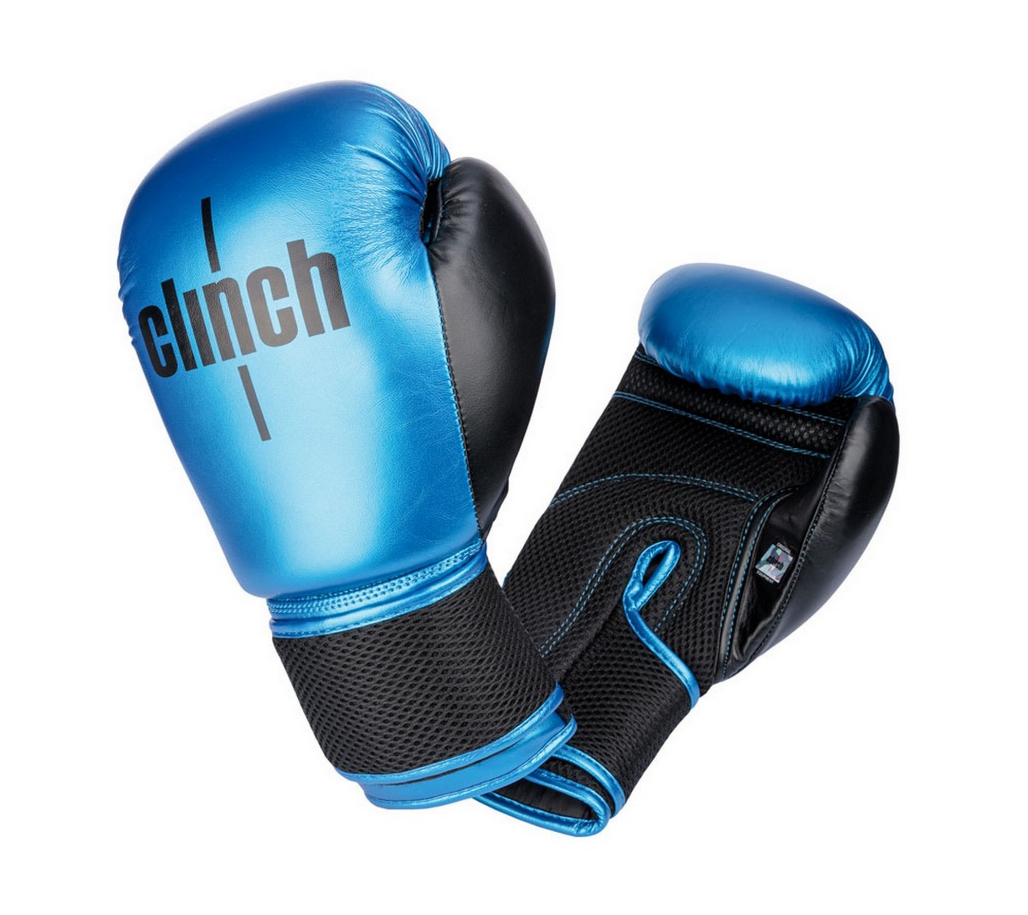 Перчатки боксерские вес 14 унций Clinch Aero C135 сине-черный 2000_1780