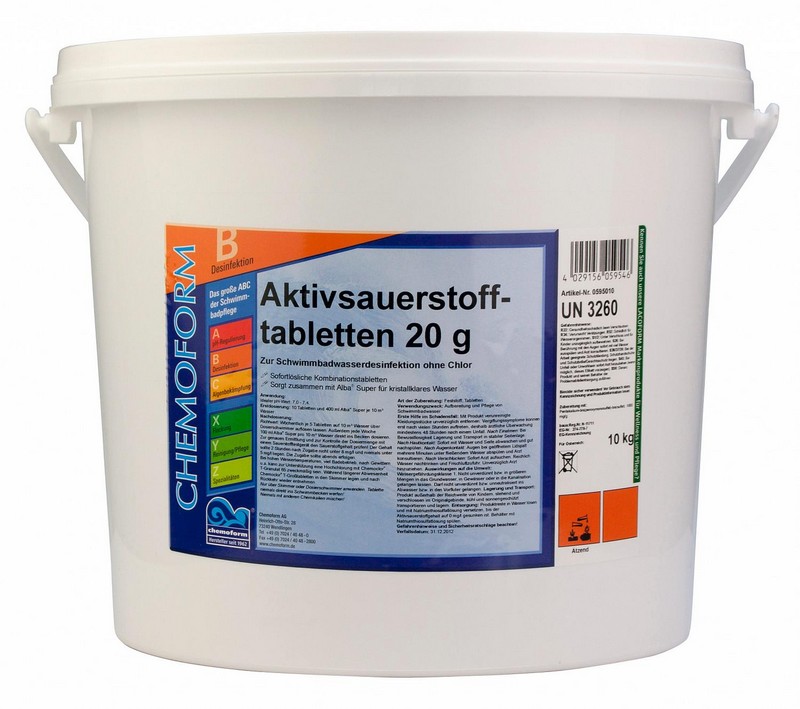 Все-в-одном Chemoform мульти-таблетки 10кг ведро, табл.20г 0508010/0508710 800_709