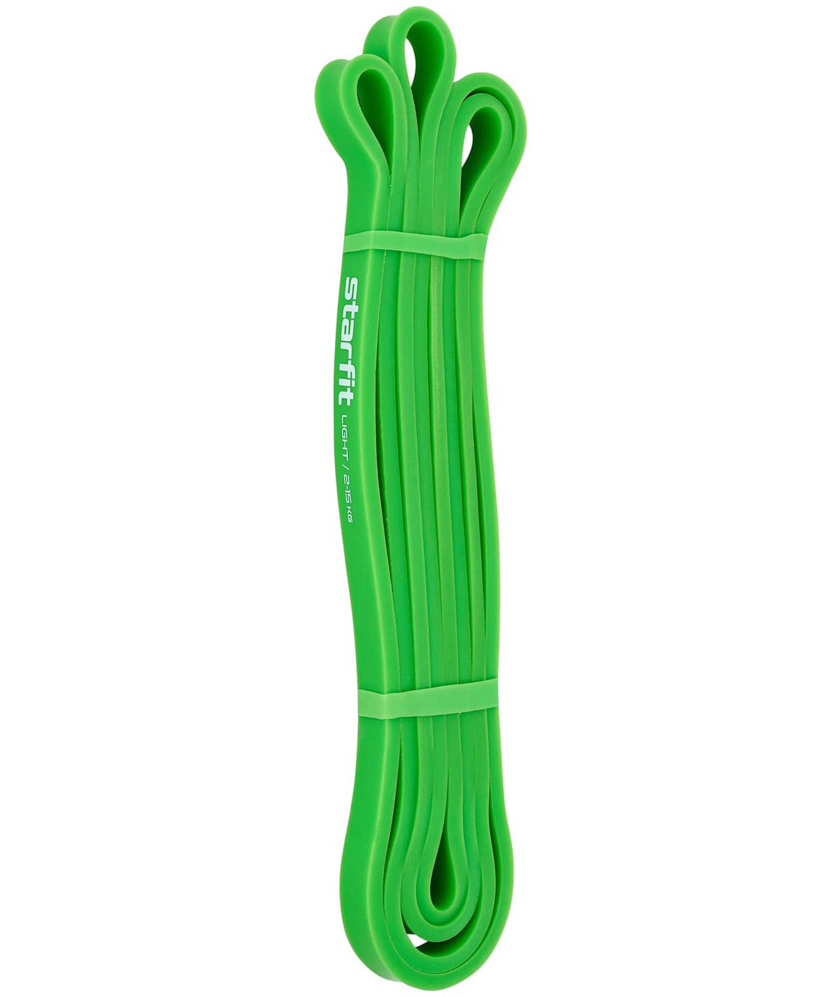 Эспандер ленточный для кросс-тренинга Star Fit 2-15 кг, 208х1,3 см ES-803 зеленый 1667_2000