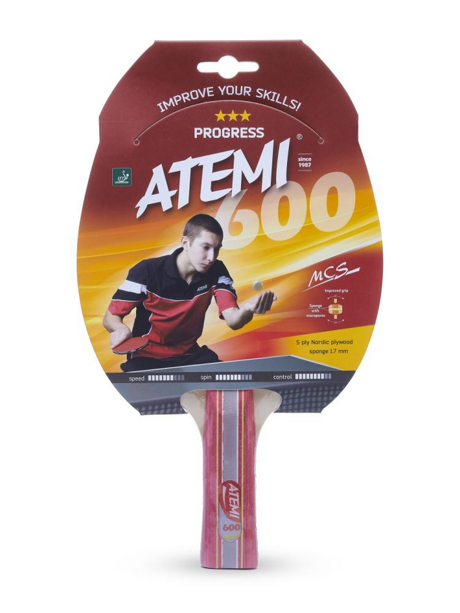 Ракетка для настольного тенниса Atemi 600 AN 1500_2000