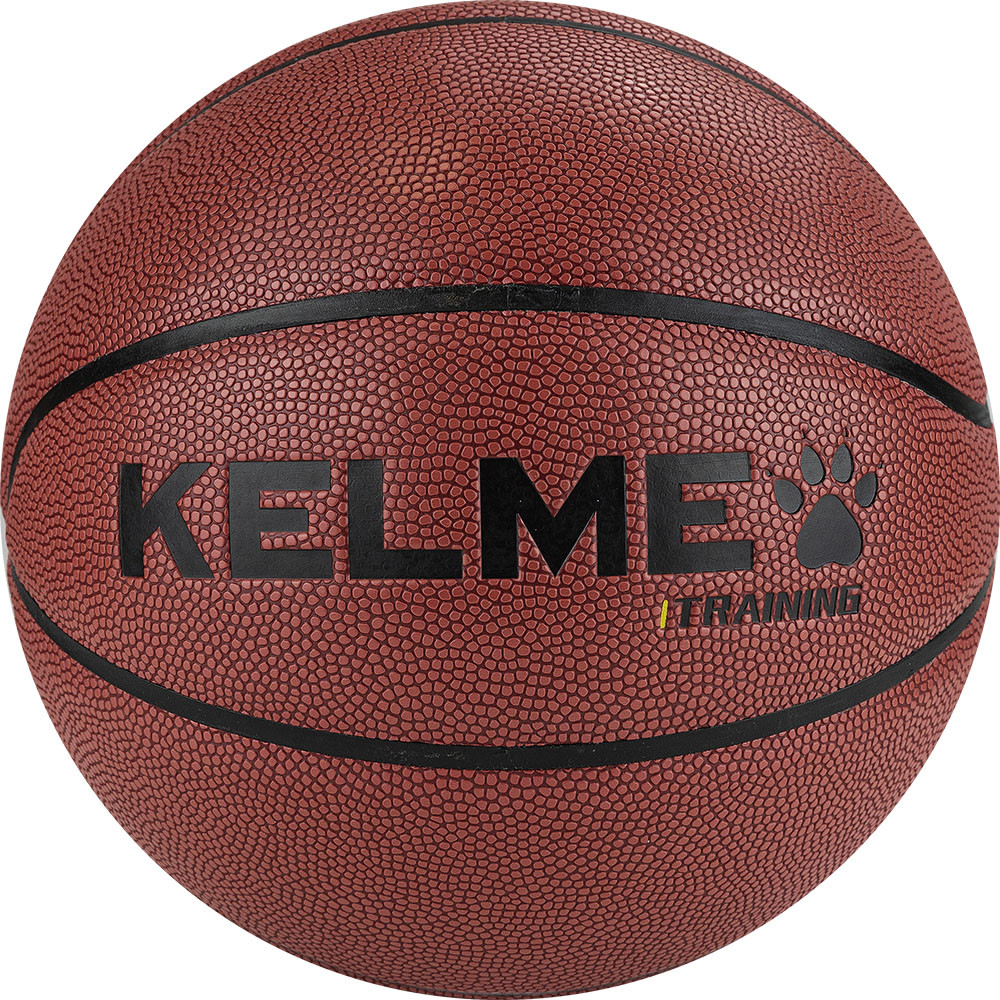 Мяч баскетбольный Kelme Hygroscopic 8102QU5001-217, р. 7, 8 панелей, ПУ, бут.кам., коричнево-черный 1000_1000