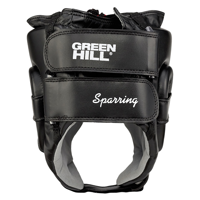 Боксерский шлем Green Hill Sparring HGS-9409, черный 700_700