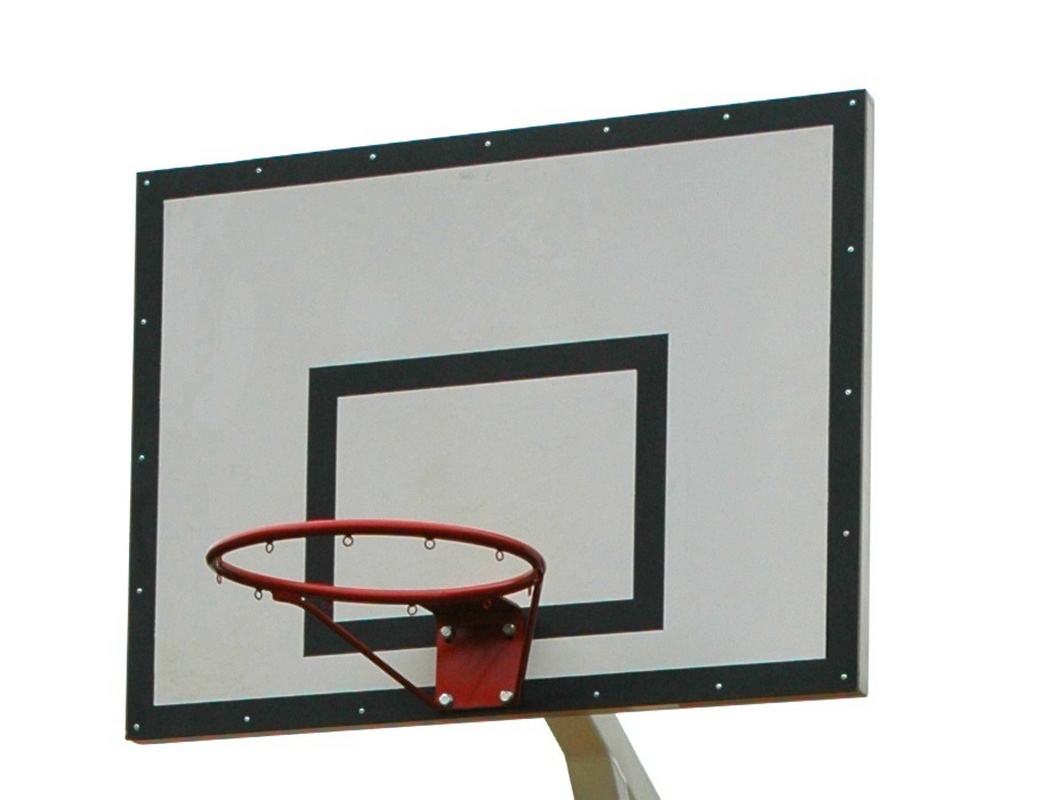 Щит баскетбольный Atlet тренировочный фанерный 120х90см на металлической раме 1049_800