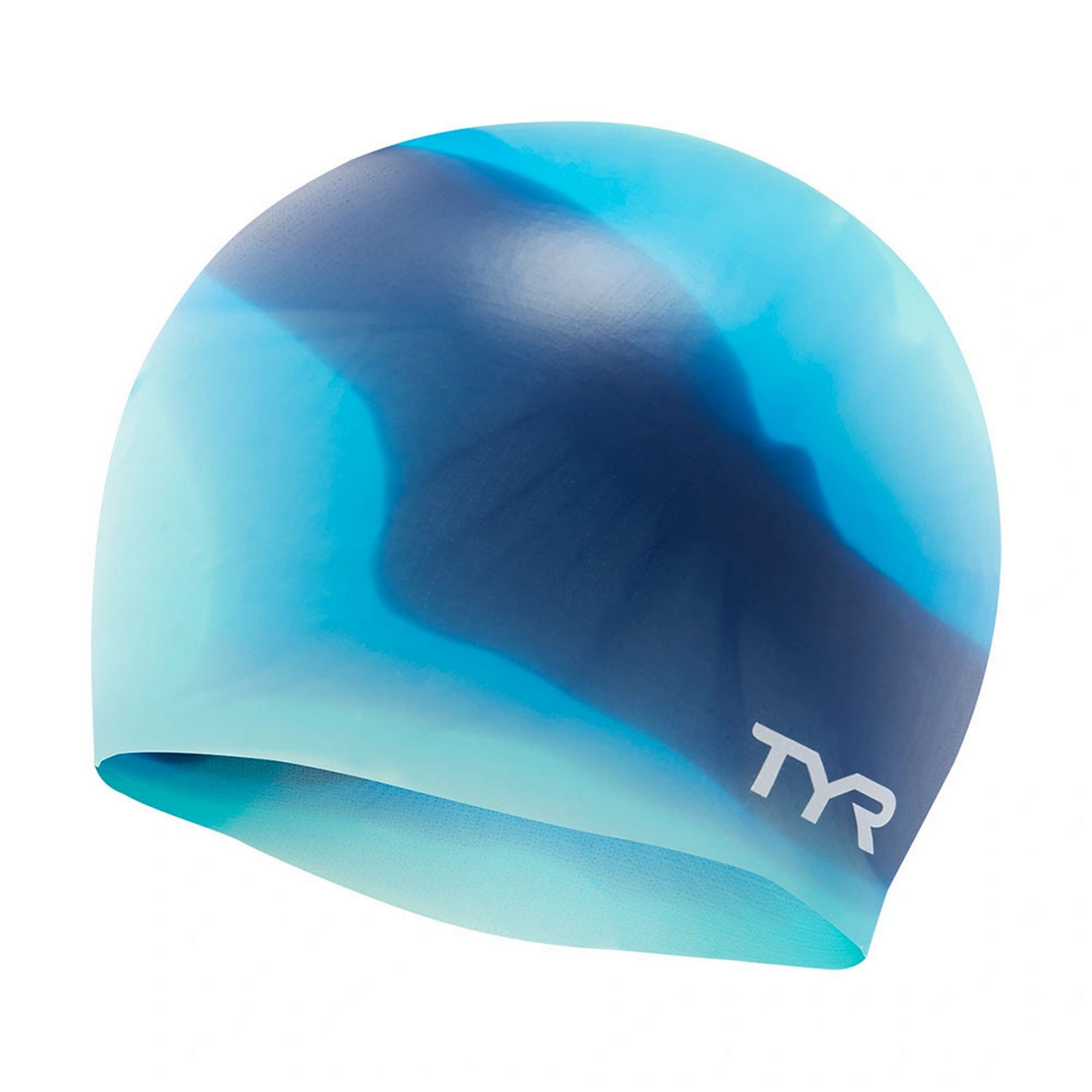 Шапочка для плавания TYR Multi Silicone Cap LCSM-977 синий 2000_2000