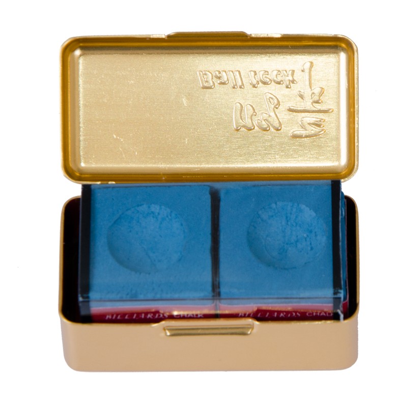 Мел Ball Teck PRO II (2 шт, в золотистой металлической коробке) 45.000.02.7 синий 780_800