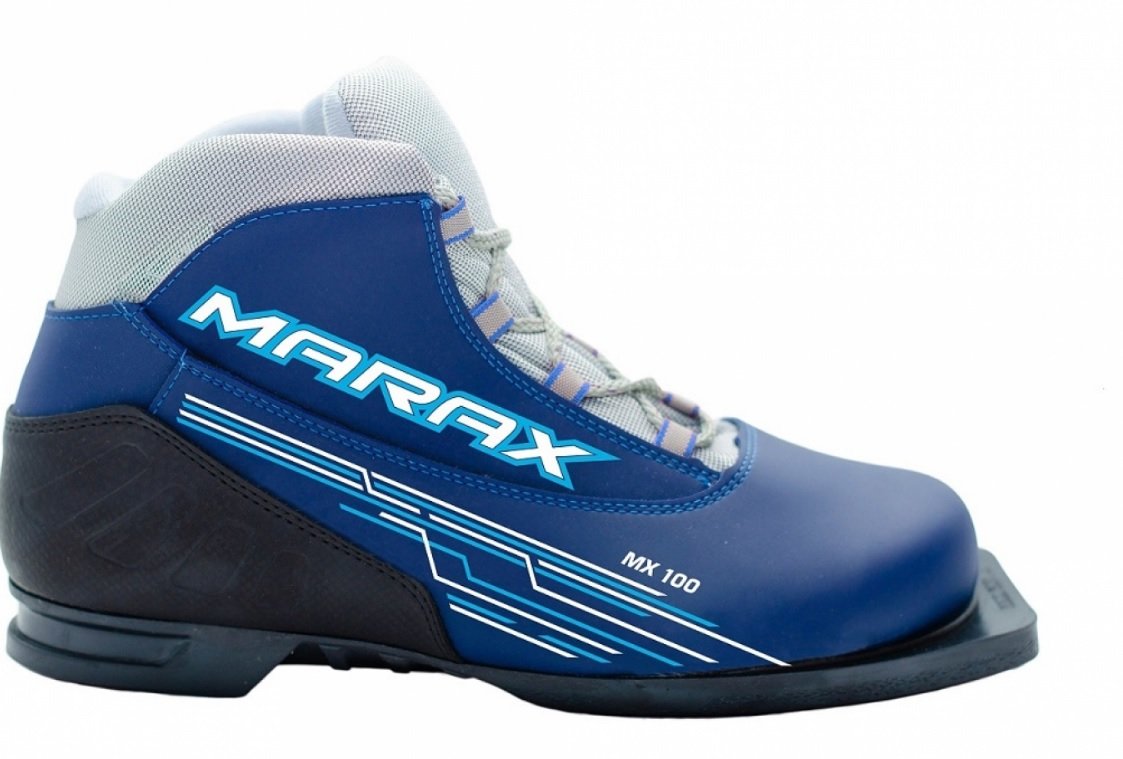 Лыжные ботинки NN75 Marax MX-100 синие 1123_759