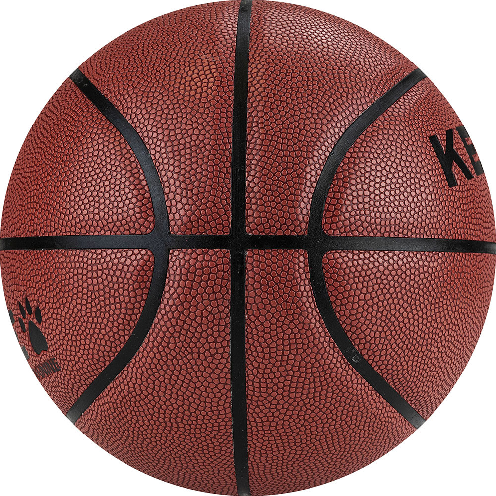 Мяч баскетбольный Kelme Hygroscopic 8102QU5001-217, р. 7, 8 панелей, ПУ, бут.кам., коричнево-черный 1000_1000