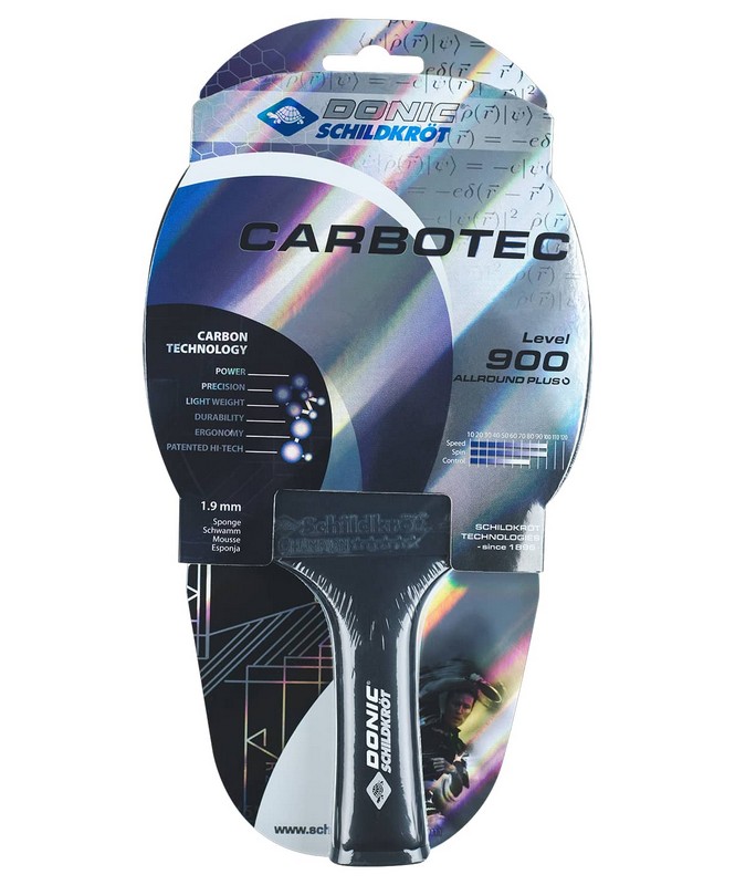 Ракетка для настольного тенниса Donic Carbotec 900, carbon 665_800