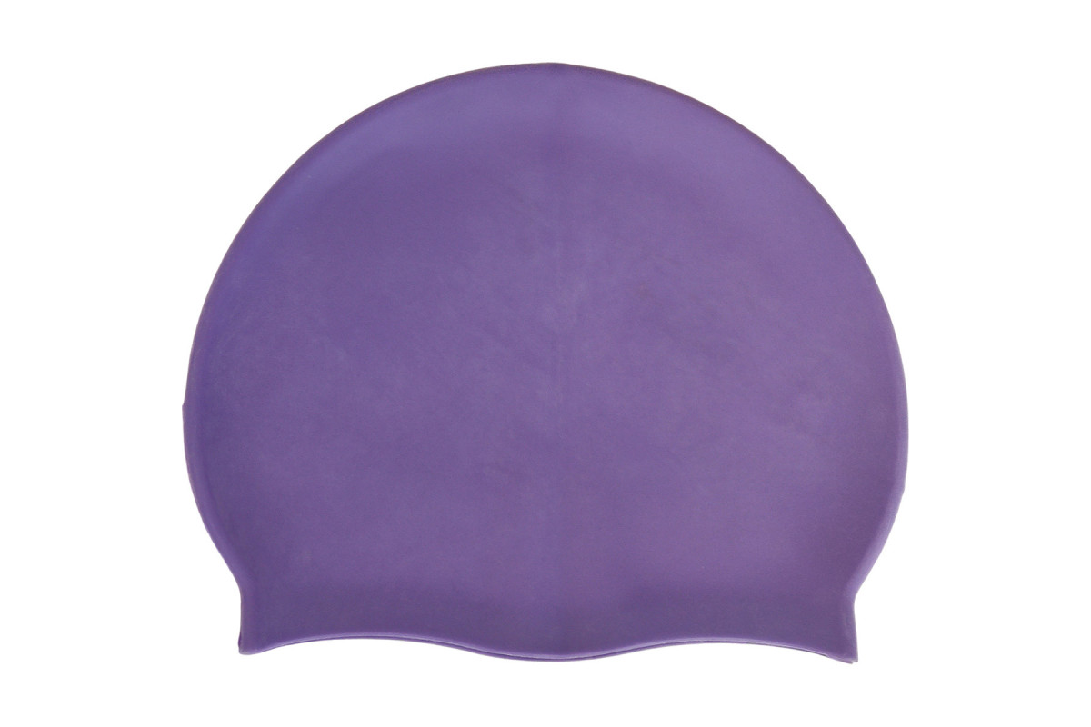 Шапочка для плавания Sportex силиконовая, взрослая E42797 фиолетовый 1200_800