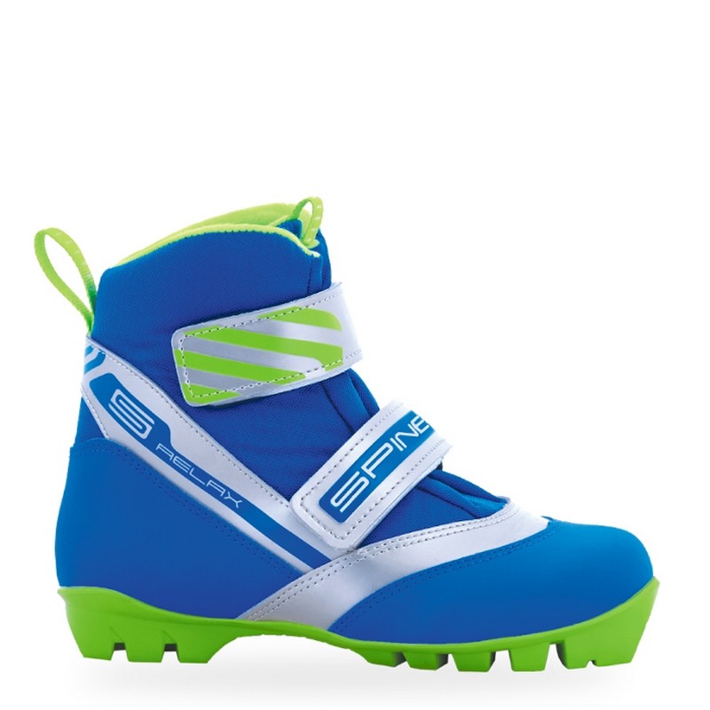 Лыжные ботинки NNN Spine Relax 115 синий/зеленый 800_800