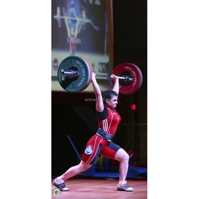 Штанга женская DHS Olympic 185 кг, для соревнований, аттестованная IWF 700_700