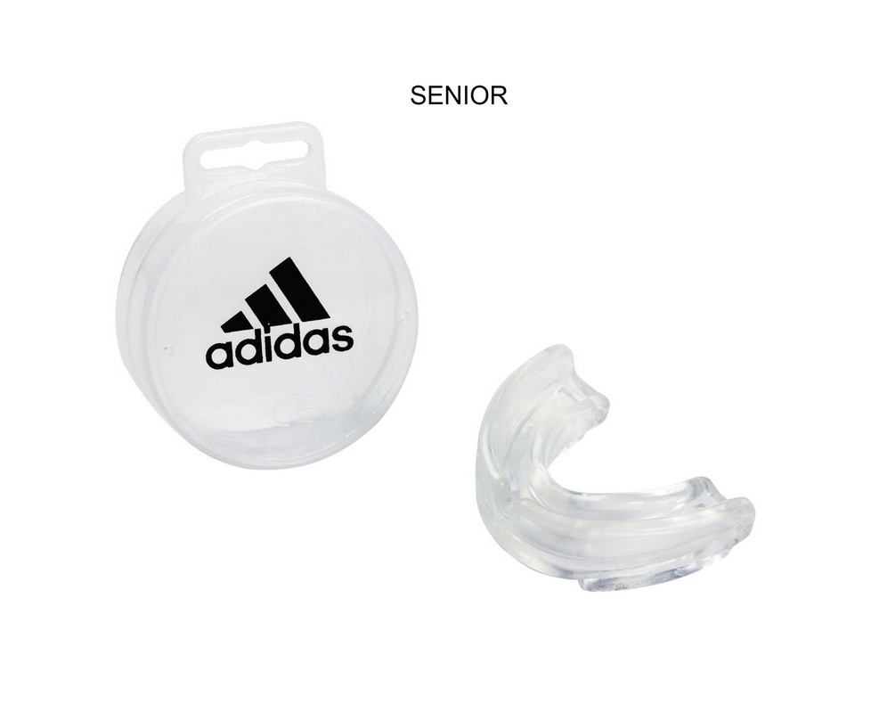 Капа одночелюстная Adidas Single Mouth Guard прозрачная adiBP09 978_800