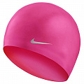 Шапочка для плавания детская Nike Solid Silicone Youth TESS0106672 розовый 120_120