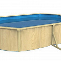 Морозоустойчивый бассейн овальный 610x360x130см Poolmagic Wood Premium 120_120