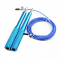 Скакалка скоростная алюминий 3,0 метра (синяя) (E42313) Sportex SRP-445 120_120