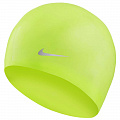 Шапочка для плавания детская Nike Solid Silicone Youth TESS0106737 желтый неон 120_120