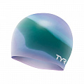 Шапочка для плавания TYR Multi Silicone Cap LCSM-528 зелено-фиолетлвый 120_120