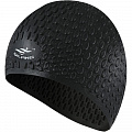 Шапочка для плавания силиконовая Bubble Cap (черная) Sportex E41534 120_120