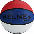 Мяч баскетбольный Kelme Foam rubber ball 8102QU5002-169, р.5, 8 панелей, резина, бело-сине-красный 120_120