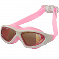 Очки для плавания взрослые полу-маска (Бело-розовый) Sportex B31537-0 120_120