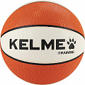 Мяч баскетбольный Kelme Hygroscopic 8102QU5004-133, р.6, 8 панелей, ПУ, бут.кам., бело-оранжево-черный 120_120